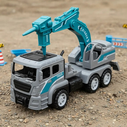 Camión De Construcción Con Accesorios Azul Ty372941b Azul