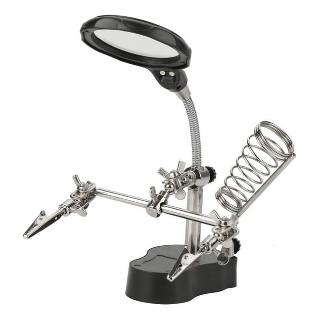 Lupa De Mesa Con Luz Led Para Trabajos De Precisión