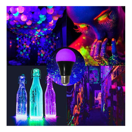 Lampara Led Luz Negra Ultravioleta 10w Light Lion Ultravioleta