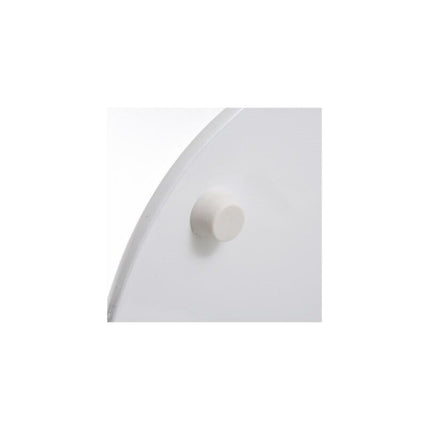 Asiento Inodoro Semi Recto Madera Blanco  Blanco