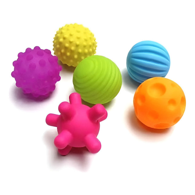 Pelotas  Para Baño Con Diferentes Formas  X6 Multicolor