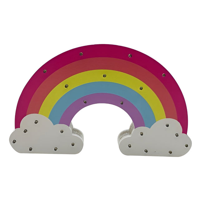 Lampara Arcoíris 23 Led De Madera En Caja Medida: 29x18,5x3c V V