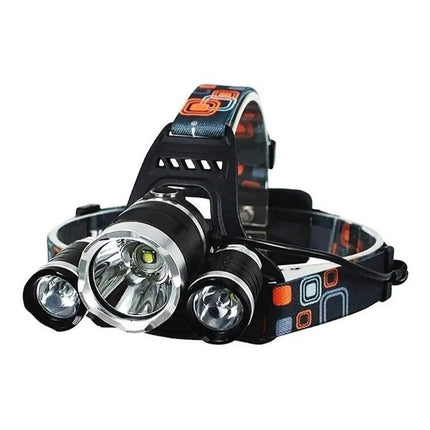 Linterna Minero 3 Led Recargable Caza/pesca