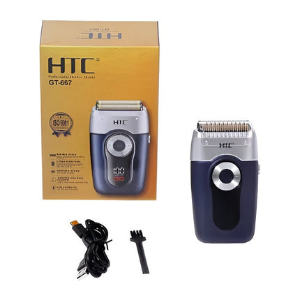 Afeitadora Con Láminas Hipoalergénica Htc Gt-667 Hombre ©    Azul