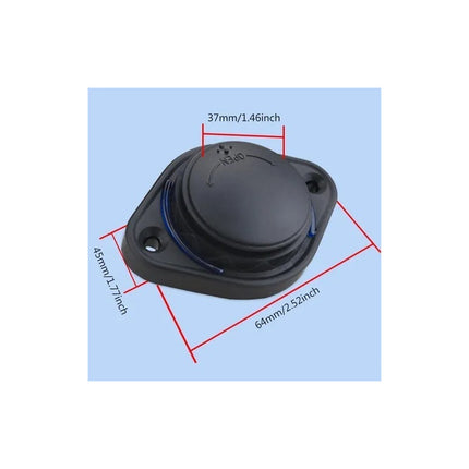 Cargador De Puerto Usb Dual Para Auto Motocicletas Buses  Negro