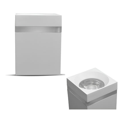 Foco Rectangular 10w Blanco 8x10.5cm Blanco