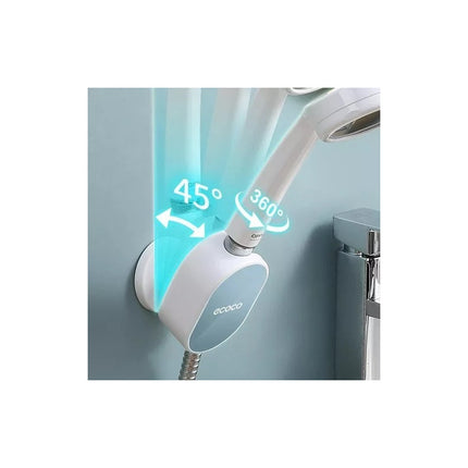 Soporte Plastico Para Cabezal De Duchero 360 Blanco
