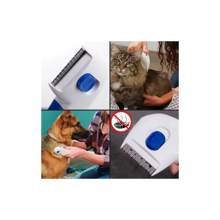 Cepillo Peine Para Mascotas Mata Pulgas Garrapata V