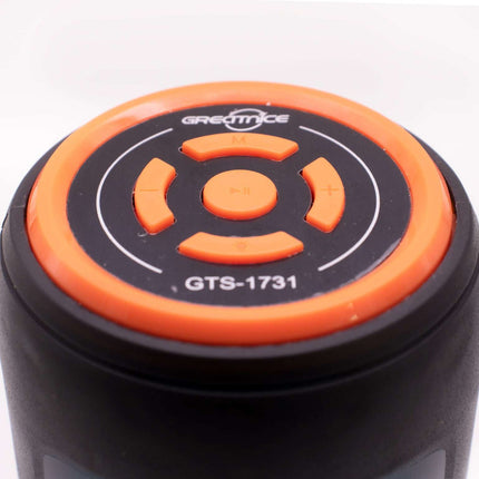 Parlante Portatil Gts-1731 2 Bt Tf Fm Rgb Negro