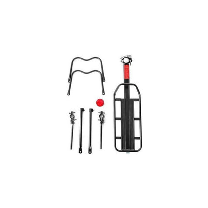 Parrilla Para Bicicleta Con Reflector Hasta 60 Kg N/a