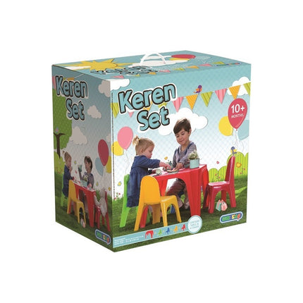 Mesa Y 4 Sillas Starplay, De Plástico Para Niños Multicolor