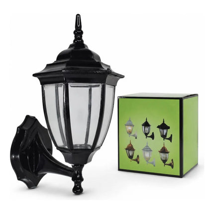 Farol De Aluminio Para Exteriores Colonial Cep00925 Negro