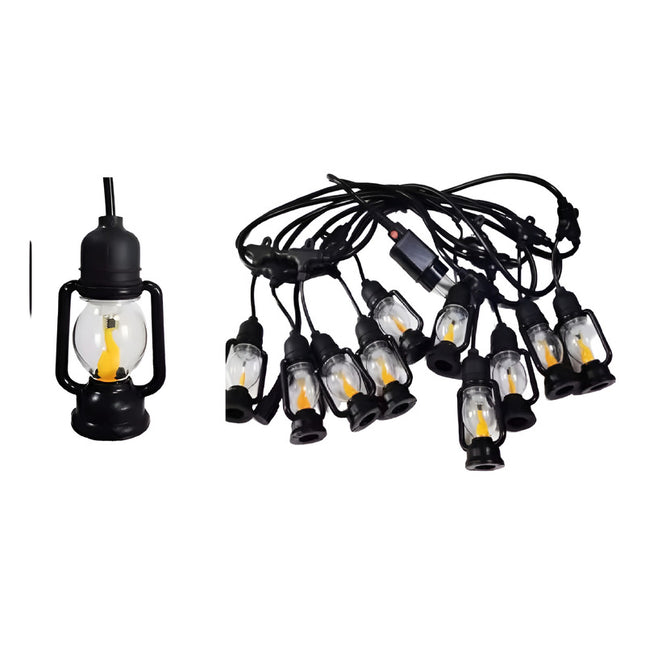 Guia De Luces 5m 10 Lamparas Para Ext  Farol