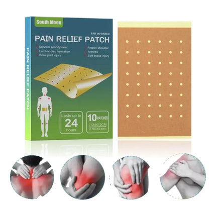 Parche Grande Para Aliviar El Dolor Articular X10 Beige