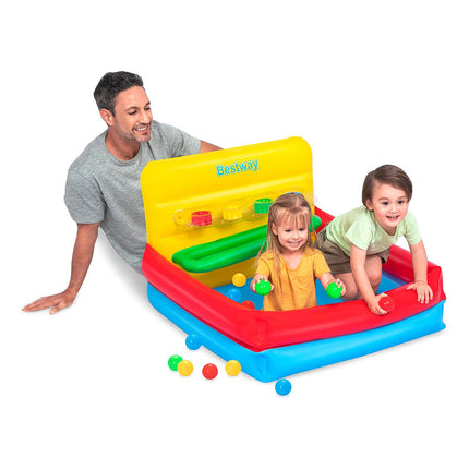 Pelotero  Inflable Didáctico Con 15 Pelotas Bestway Varios