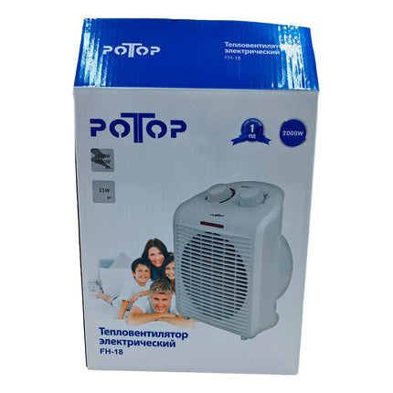 Caloventilador 1000/2000w  Blanco