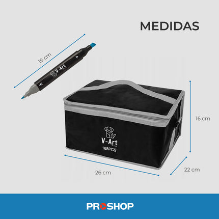 Marcadores Doble Punta Bolso Fibra Resaltador X 168