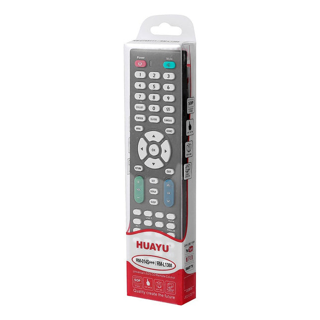 Control Remoto Universal Tv Smart Rm-l1388 Negro