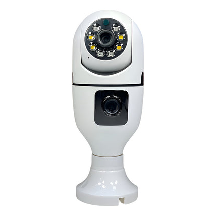 Camara De Seguridad Doble Con Rosca E27 Blanco