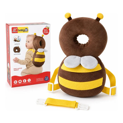 Mochila Anticaídas Para Bebé Protector Acolchado Amarillo