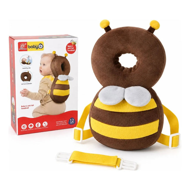 Mochila Anticaídas Para Bebé Protector Acolchado Amarillo