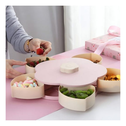 Bandeja Caja Giratoria Organizador Picadas Dulces Frutas X