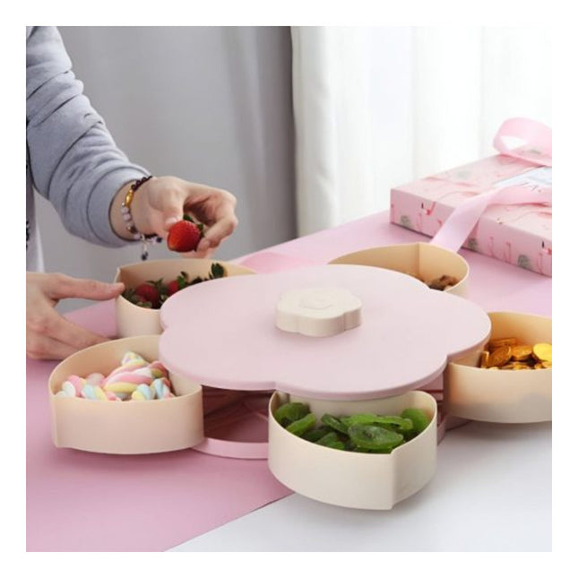 Bandeja Caja Giratoria Organizador Picadas Dulces Frutas X