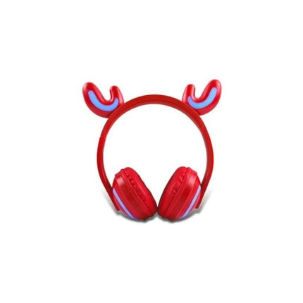 Auricular Diseño Infantil Reno Con Luces+bluetooth Varios