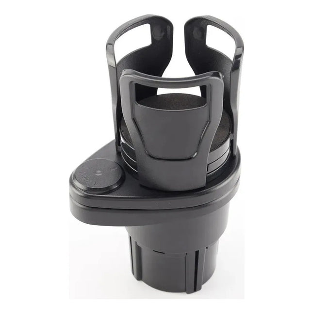 Soporte Porta Vaso Mate Doble Para Auto Universal Ajustable Negro