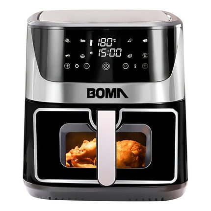 Freidora Sin Aceite Boma Digital Extra Grande 8.8 L 2200w Plateado