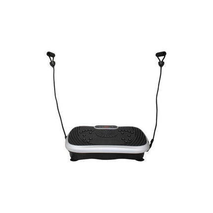 Plataforma Vibratoria Digital- Soporta Hasta 100 Kg. Negro Y Plateado