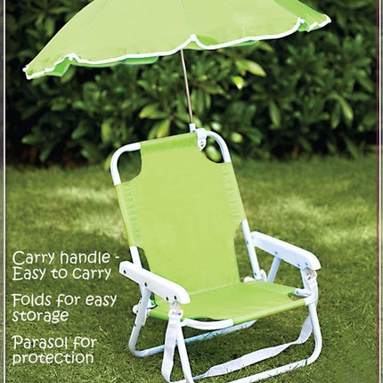 Silla Infantil Plegable Con Sombrilla Para Niños Varios