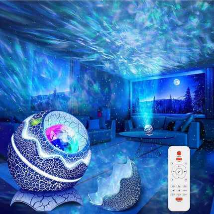 Lampara Veladora Huevo Dinosaurio Proyector  Galaxia V