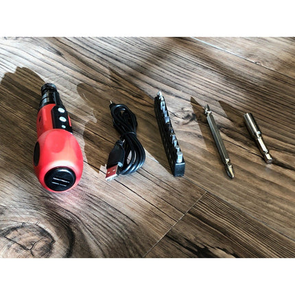 Destornillador Inalámbrico Atornillador Equus 3.7v Litio Col Rojo 0