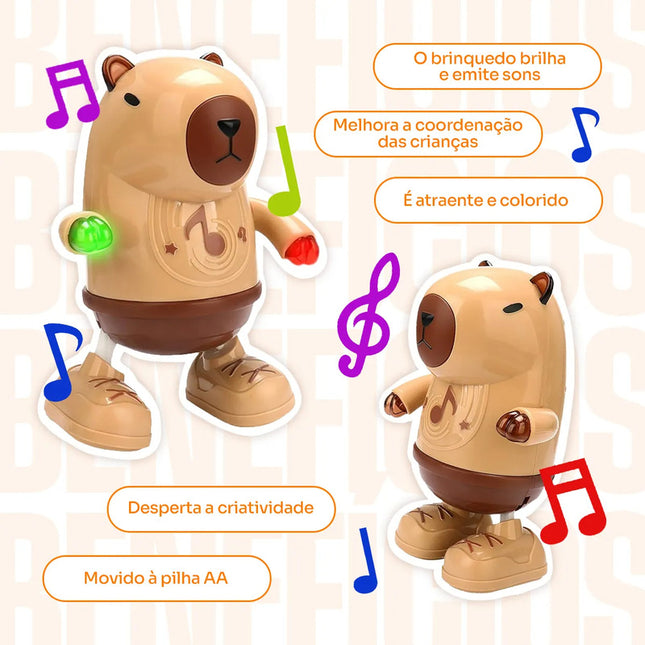 Capibara Bailarin Luz Y Sonido Carpincho