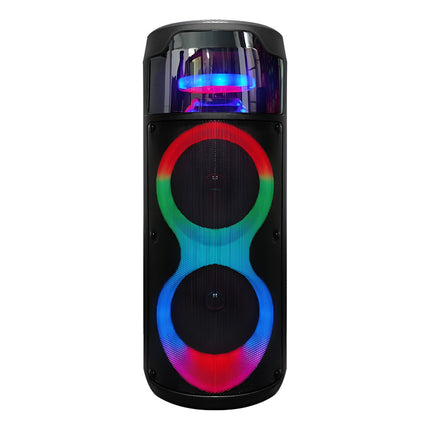 Parlante Portátil Bluetooth Led Rgb Con Control Remoto X