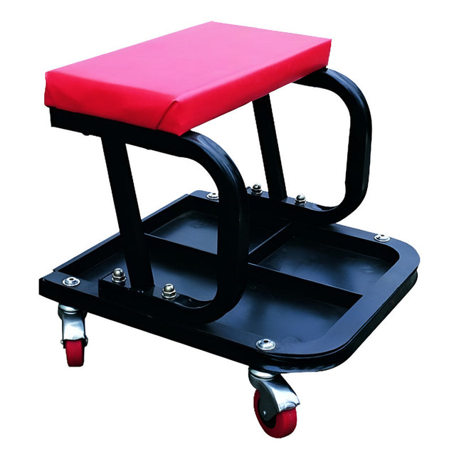 Banco De Taller Sobre Ruedas Rojo