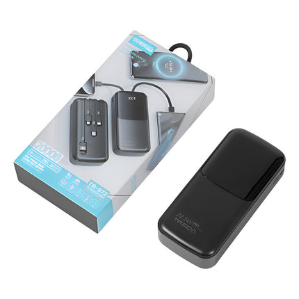 Power Bank Treqa Carga Rápido 20000 Mha Tr-972 Negro N