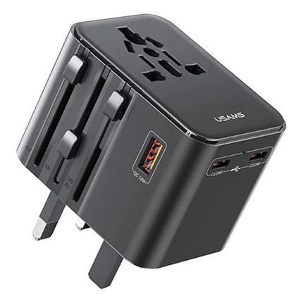 Adaptador De Cargado Usam De Viaje 2500w Negro