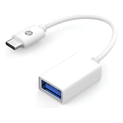 Adaptador Hp Dhc-tc105 Tipo C Macho A Usb Hembra Blanco