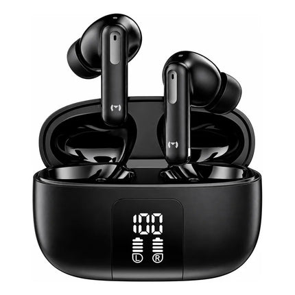 Auricular Inalámbrico Miccell Bh15 Tws Con Ia Traductor Negr Negro