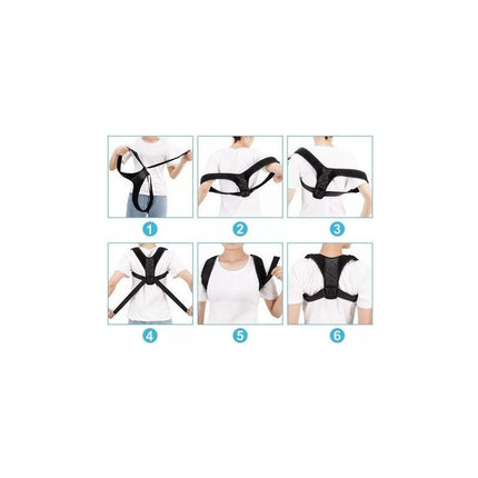 Corrector De Postura Ajustable Espalda Y Hombros