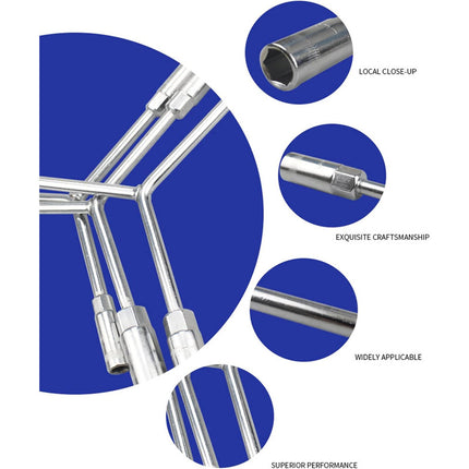 Llave Tipo Y 8-9-10mm  Para Tuercas