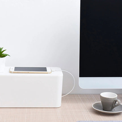 Caja Organizador  Oculta Alargues Cables Escritorio X3