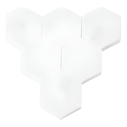 Led Rgb Hexagonal Táctil X6 A Pila Con Control Rgb
