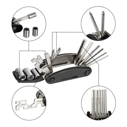 Kit De Herramientas Tubo Alen Bicicletas Juego De Llaves