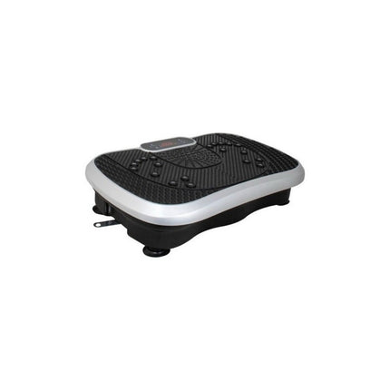 Plataforma Vibratoria Digital- Soporta Hasta 100 Kg. Negro Y Plateado