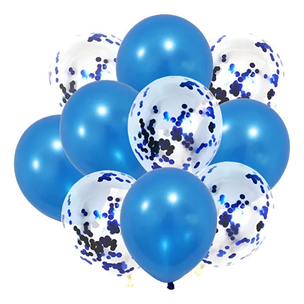 Set X 10 Globos Con Confetis 12 Pulgadas