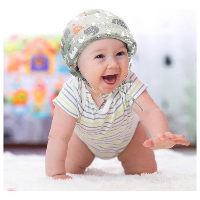 Protector De Cabeza De Bebé, Casco De Bebé Para Gatear Verde Claro