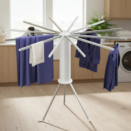 Tender Plegable Circular 12 Varillas Gris